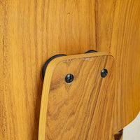 Eames Style Bent Plywood Chair w/Pony Skin