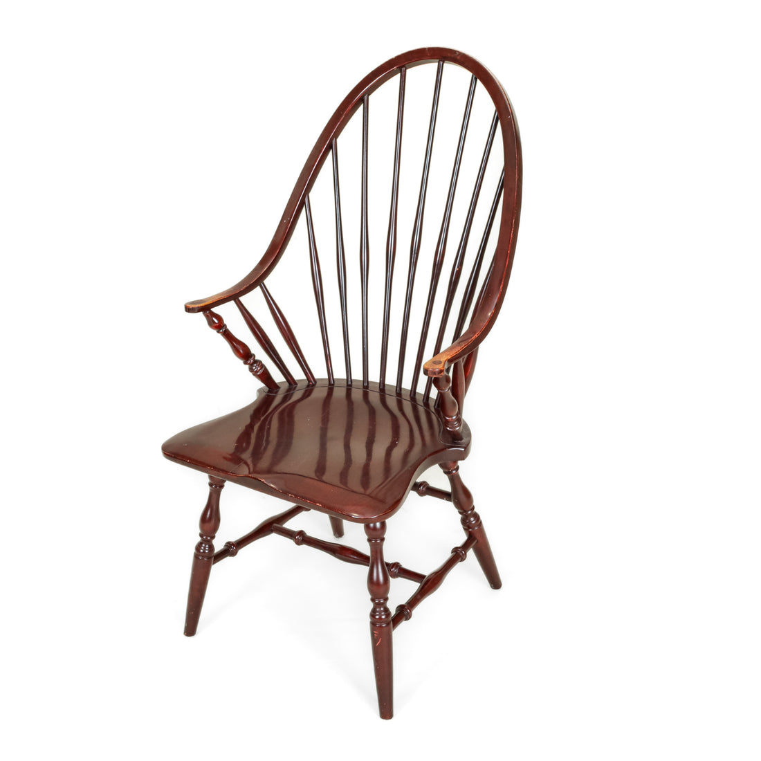 Solid Maple Table & 4 Windsor Style Chairs