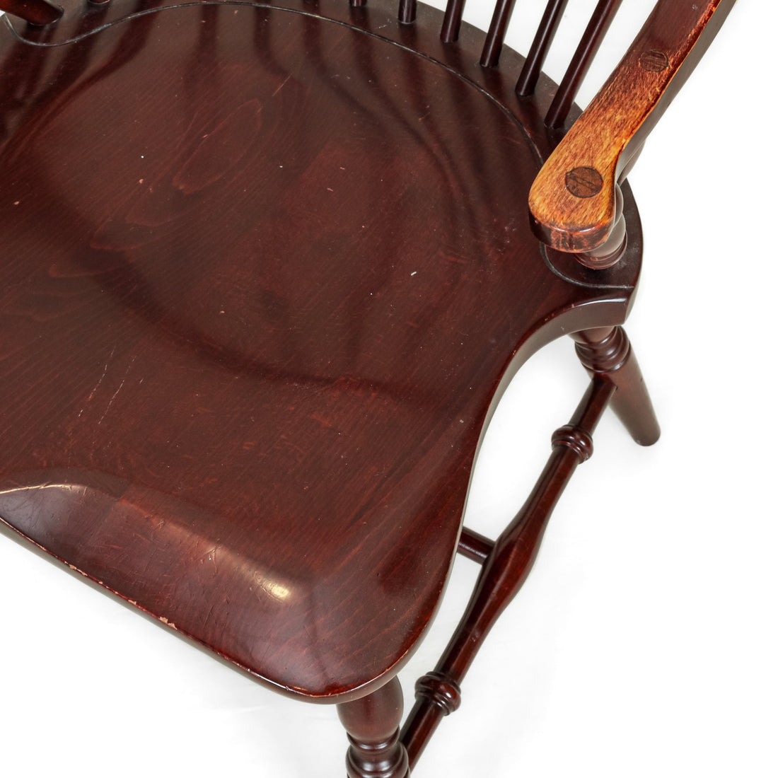 Solid Maple Table & 4 Windsor Style Chairs
