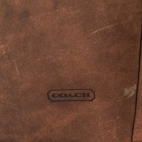 PAIR BAKER Coach Leather Club Chairs