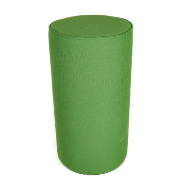 KNOLL Unscripted Green Upholstered Stool