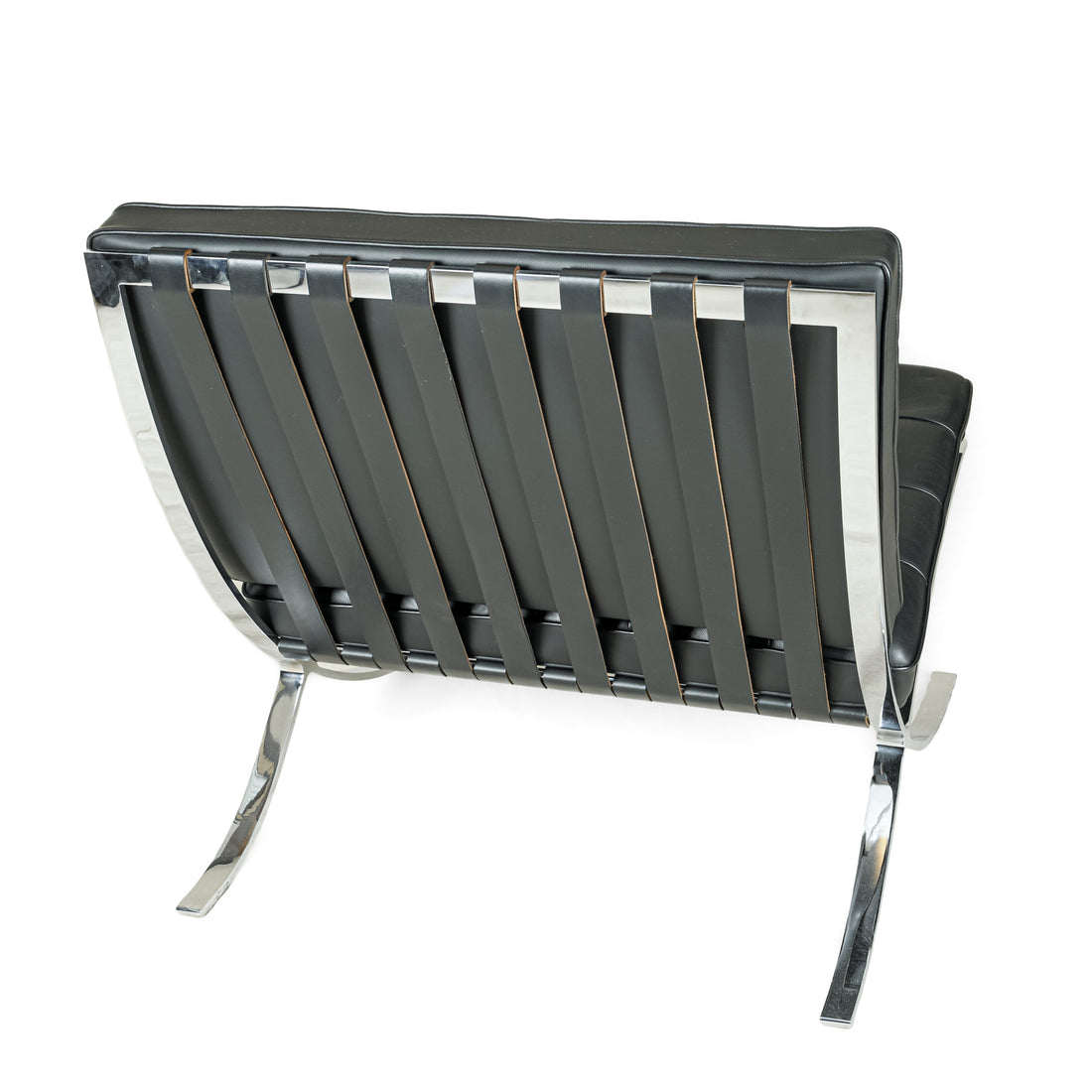 KNOLL Barcelona Chair in Black Leather