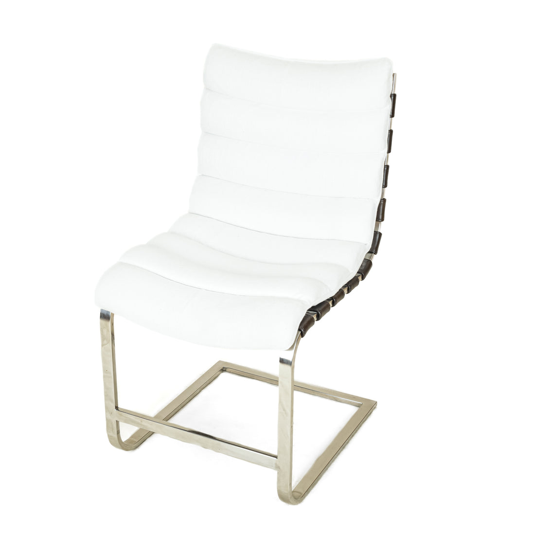 RESTORATION HARDWARE Oviedo Chair White Upholstery