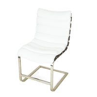RESTORATION HARDWARE Oviedo Chair White Upholstery