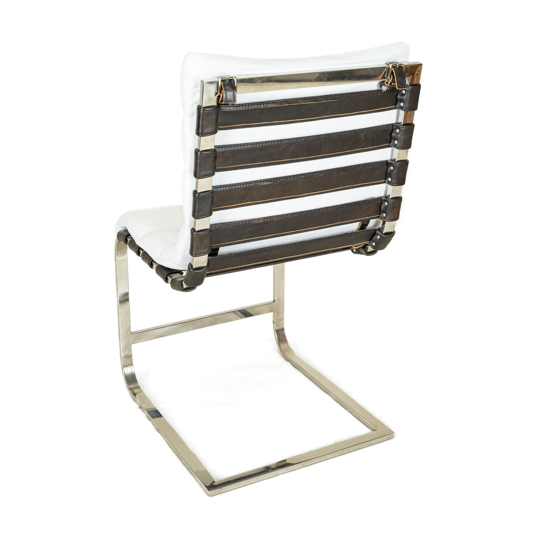 RESTORATION HARDWARE Oviedo Chair White Upholstery