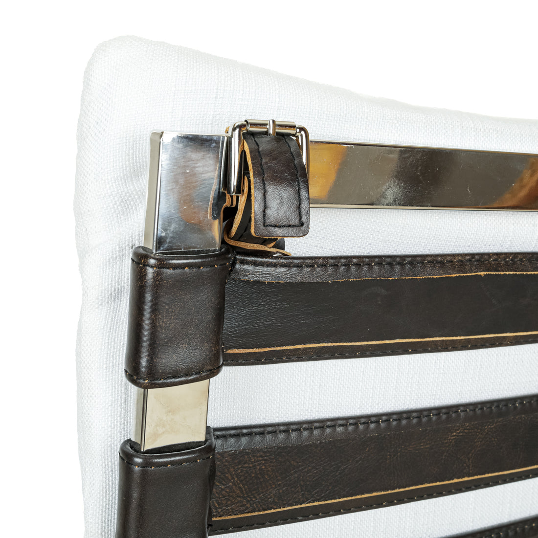 RESTORATION HARDWARE Oviedo Chair White Upholstery