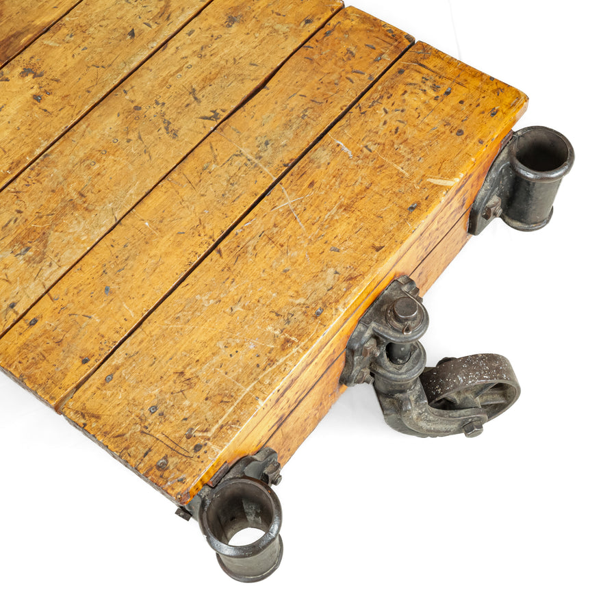 Vintage Wood & Steel Flat Dolly Armstrong Co.