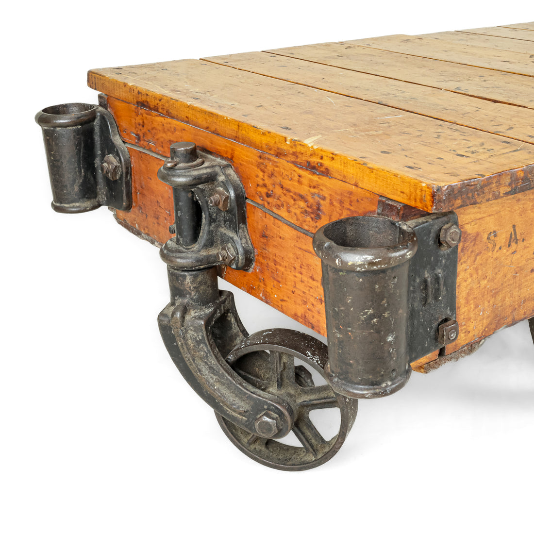Vintage Wood & Steel Flat Dolly Armstrong Co.