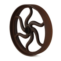 Vintage Cast Iron Belt Pulley Wheel