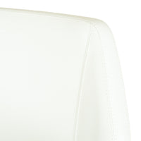 KEILHAUER Cahoots Ivory Leather & Aluminum Armchairs Set Of 2