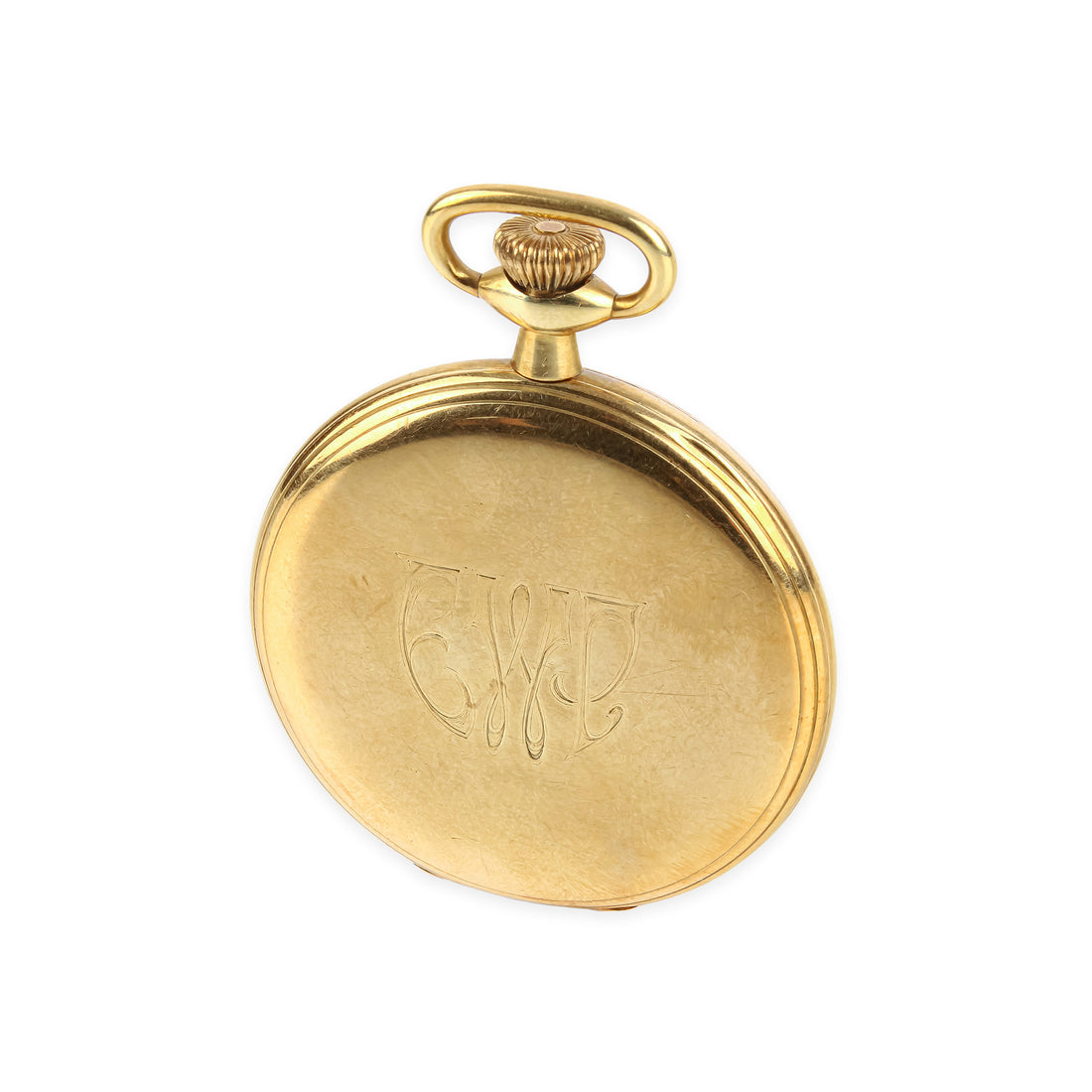 GRUEN 14K Yellow Gold Verithin Pocket Watch