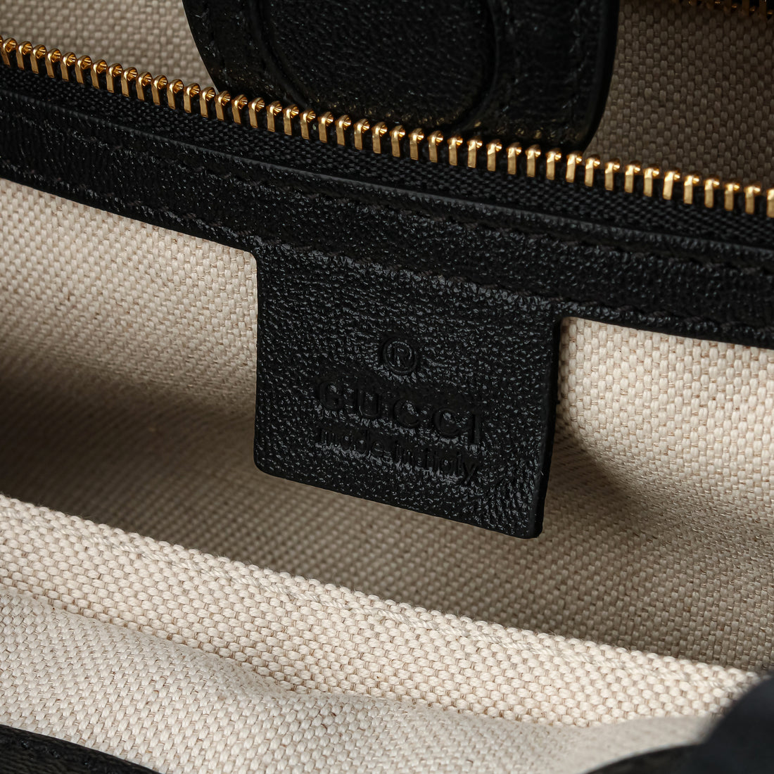 GUCCI Horsebit 1955 Tote - Black Leather