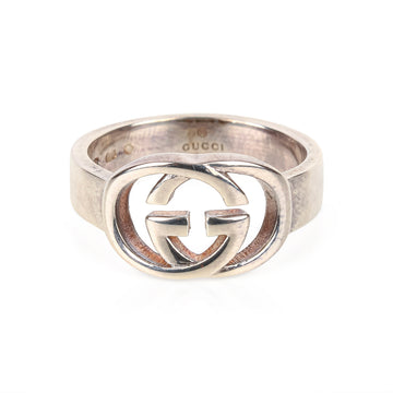 GUCCI Sterling Silver GG Ring