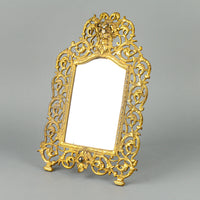 BRADLEY & HUBBARD Gilt Cast Brass Bacchus Mirror 3509 3504