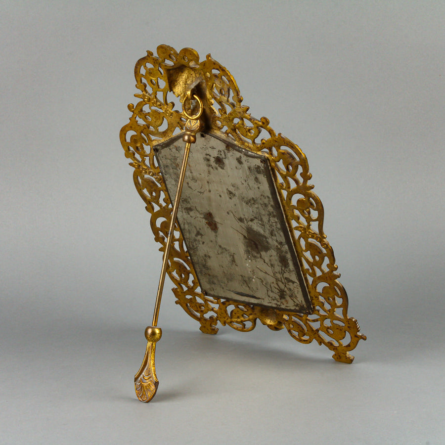 BRADLEY & HUBBARD Gilt Cast Brass Bacchus Mirror 3509 3504