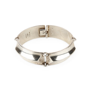 HANS HANSEN Sterling Silver Ridged Link Bracelet