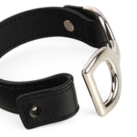 HERMÈS Pavane Wrap Bracelet - Black Leather