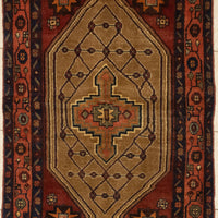 Hand-Knotted Wool Isfahan Rug 6'2" x 3'8"