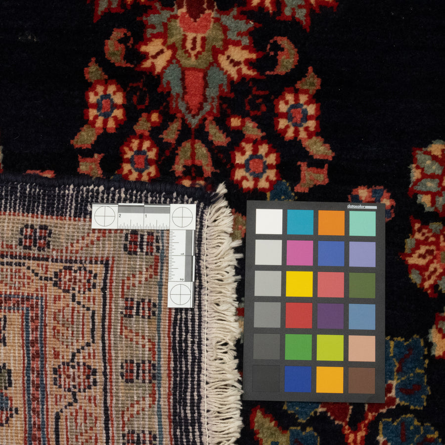 Hand-Knotted Wool Rug 11'x4'9"