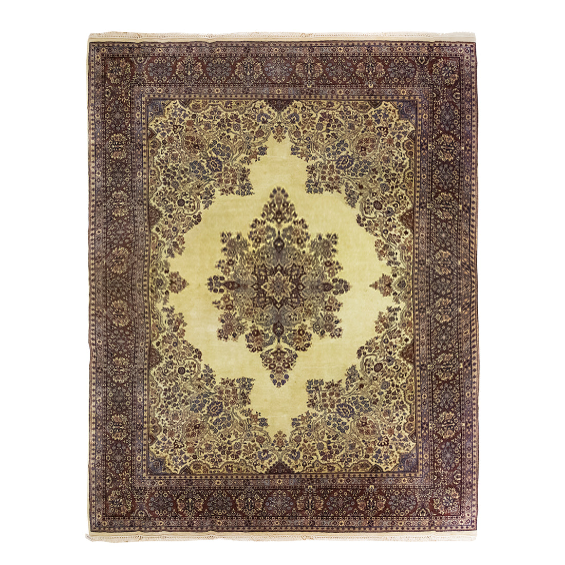 Hand-Knotted Wool Rug 14'2" x 10'6"