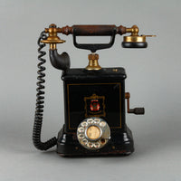 JYDSK Telefon Aktieselskap Hand Crank Rotary Phone - Black