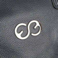 ESCADA Blue Pebbled Leather Handbag