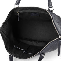 ESCADA Blue Pebbled Leather Handbag