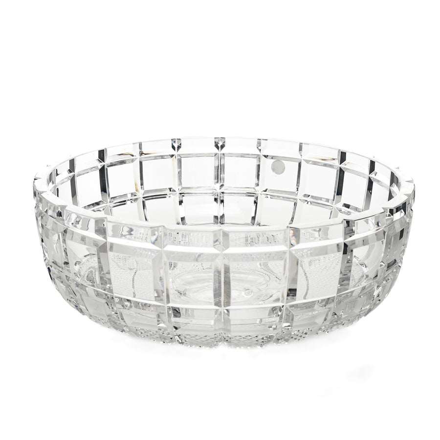 Czech Cut Crystal Centre piece Bowl