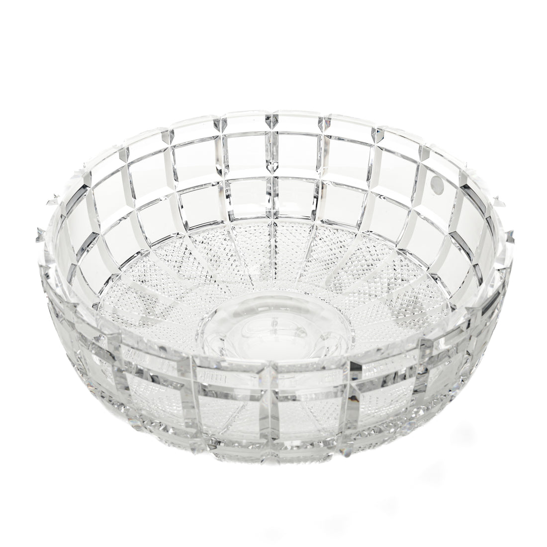 Czech Cut Crystal Centre piece Bowl