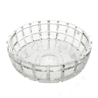 Czech Cut Crystal Centre piece Bowl