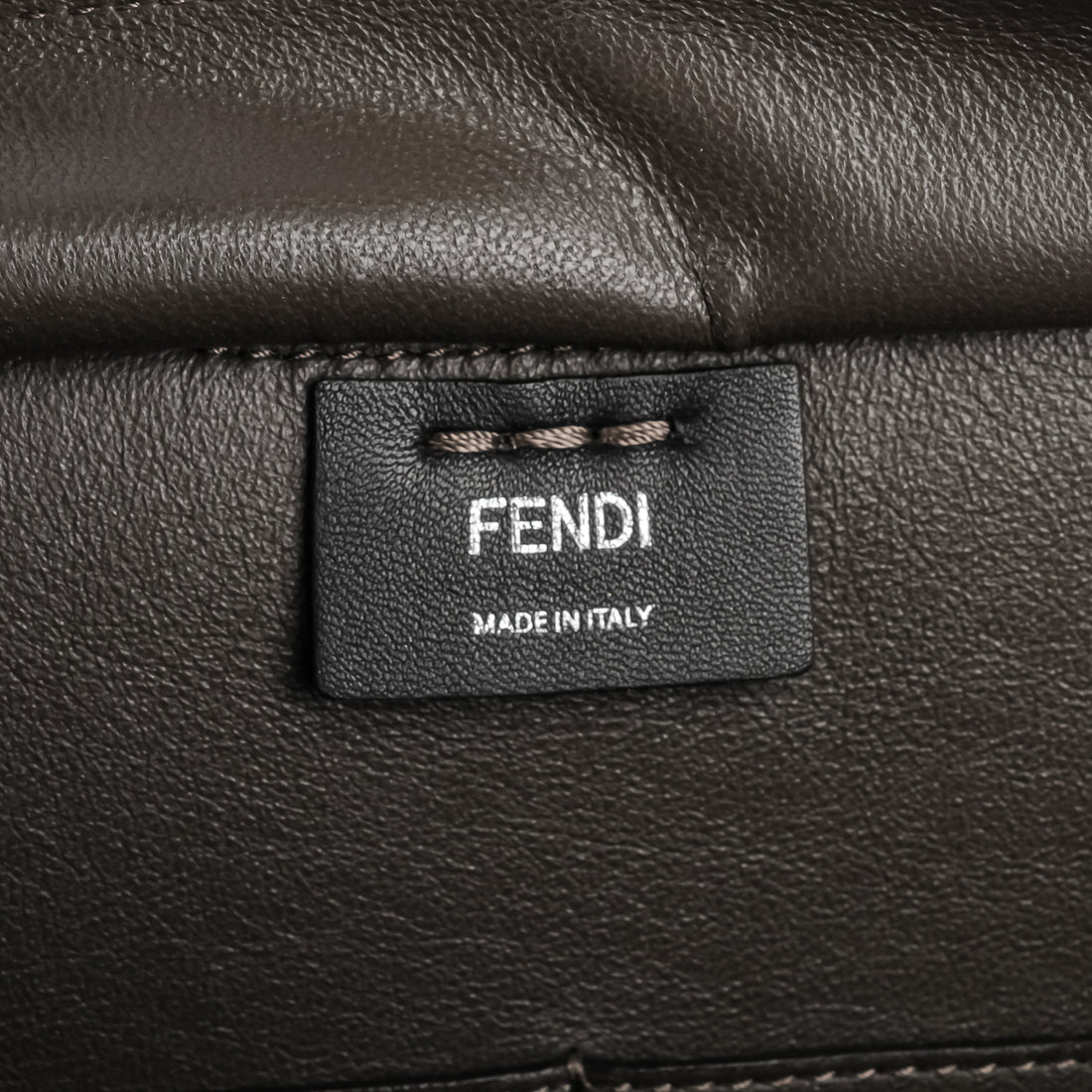 FENDI 3 Jour Grey Pony Hair & Leather Handbag