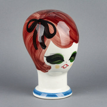 COOP QUADRIFOGLIO FLORENCE CERAMIC ART Hand-Painted Head Mannequin