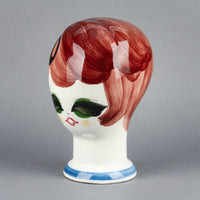 COOP QUADRIFOGLIO FLORENCE CERAMIC ART Hand-Painted Head Mannequin