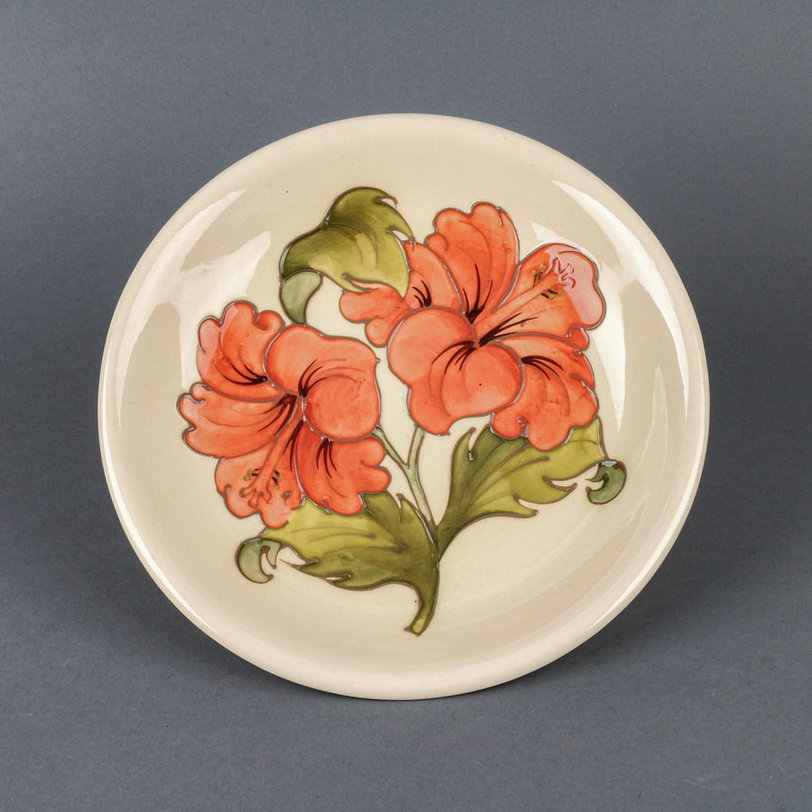 MOORCROFT Hibiscus Dish/Plate