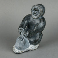 Unknown Artist - Kneeling Hunter - Stone Carving
