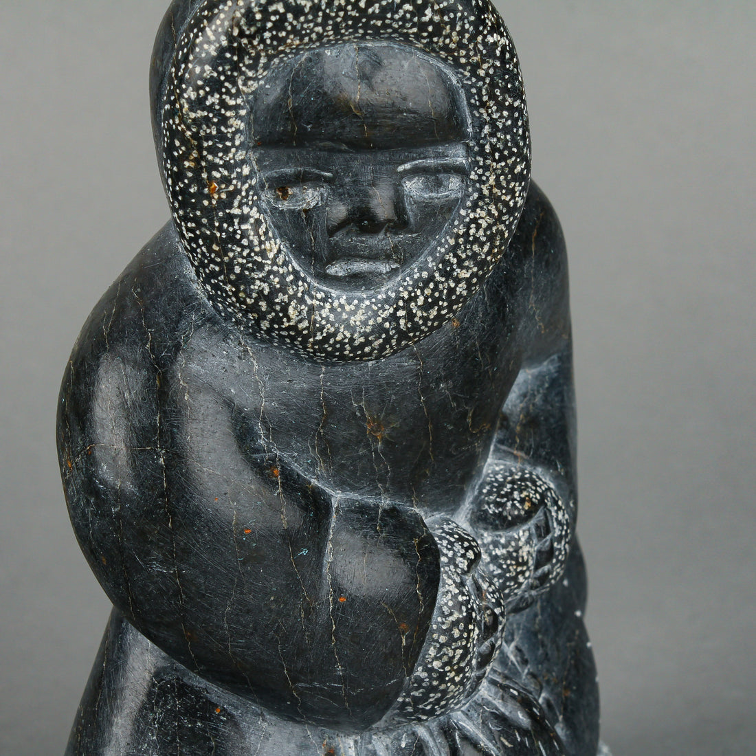 Unknown Artist - Kneeling Hunter - Stone Carving