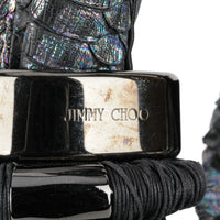 JIMMY CHOO Saba Hobo Bag - Multicoloured Python