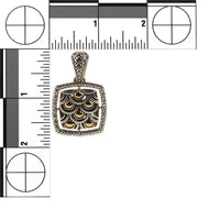 JOHN HARDY Sterling Silver & 18K Gold Square Naga Pendant Enhancer