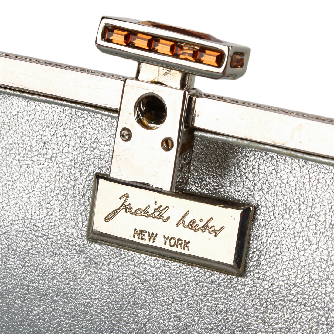 JUDITH LEIBER Minaudière - Gold Crystal