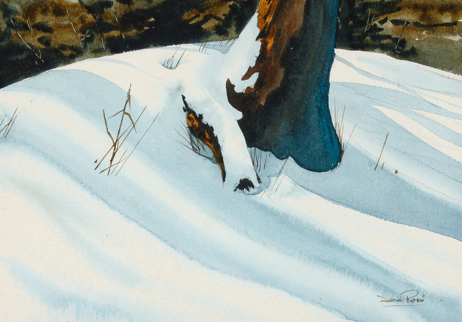 Jack Reid - Winter Landscape - Watercolour on Paper
