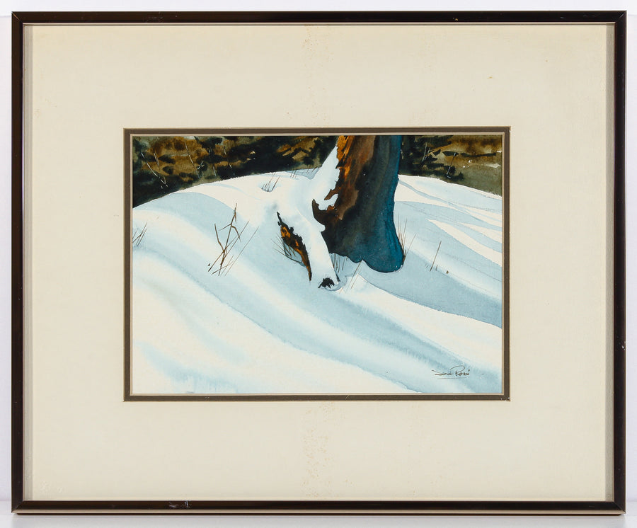 Jack Reid - Winter Landscape - Watercolour on Paper