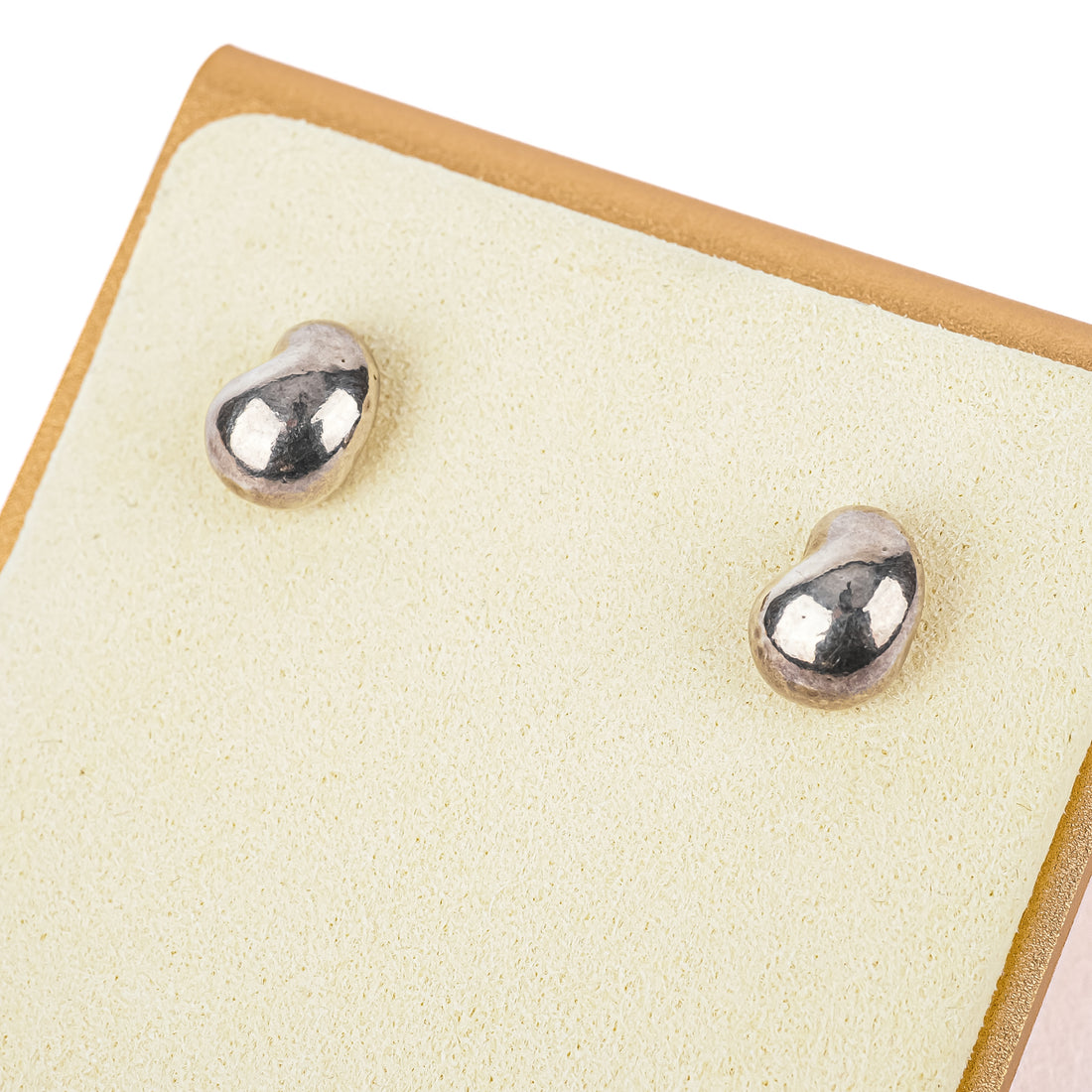 LLY ATELIER Sterling Handmade Organic Pebble Shaped Studs