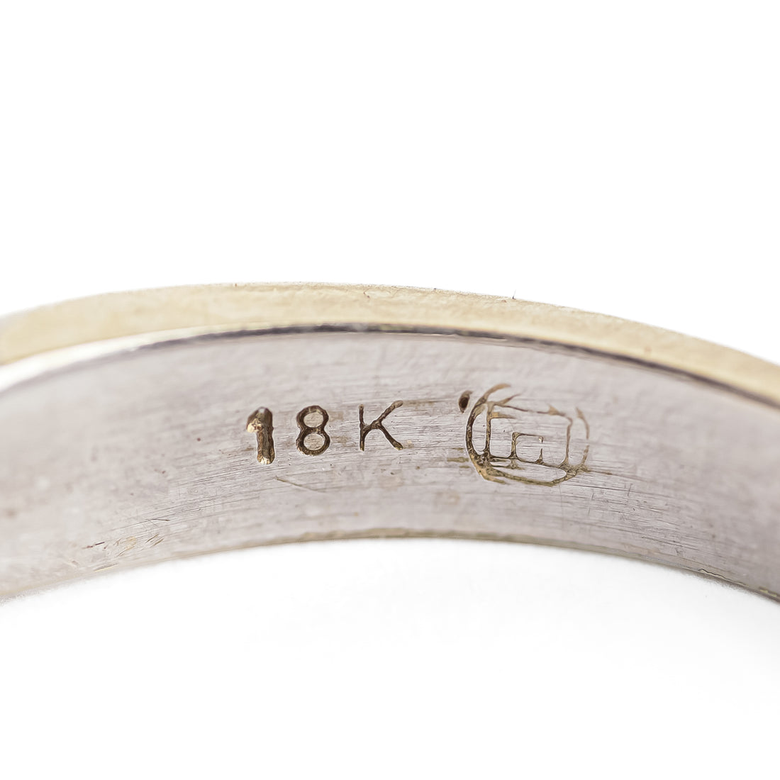 18K White Gold Diamond Trinity Ring