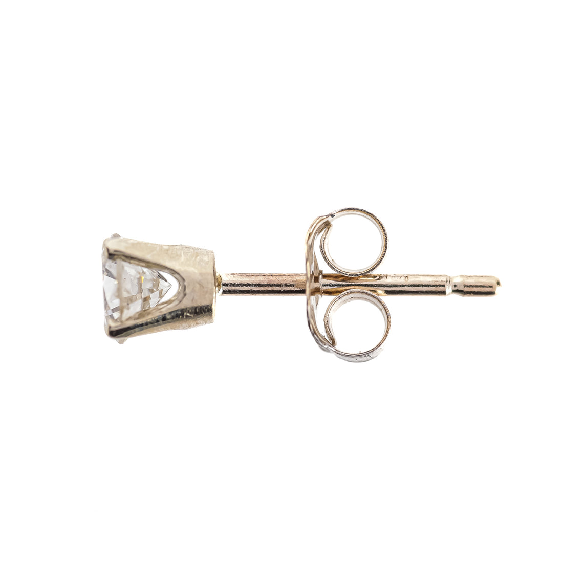 14K White Gold Diamond Studs 0.32ct