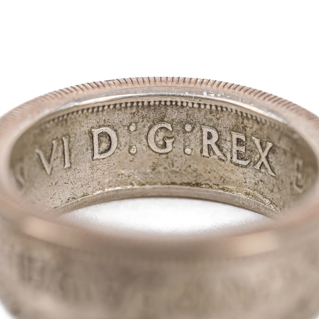 CANADA 1941 50 Cent Silver Coin Ring