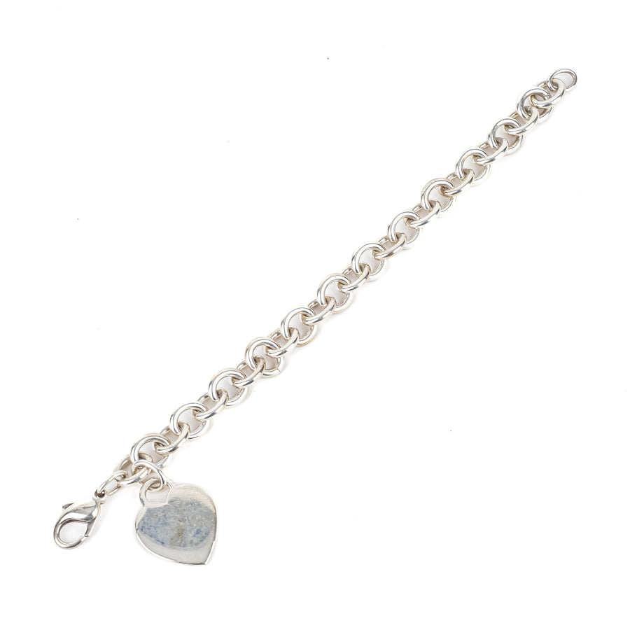 TIFFANY & CO Sterling Heart Tag Bracelet