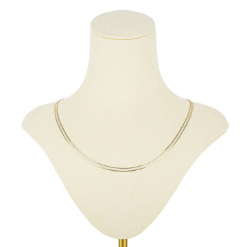Sterling Vermeil Diamond Cut Reversible Herringbone Chain