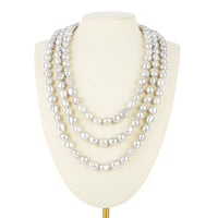 Grey Baroque Freshwater Pearl Necklace