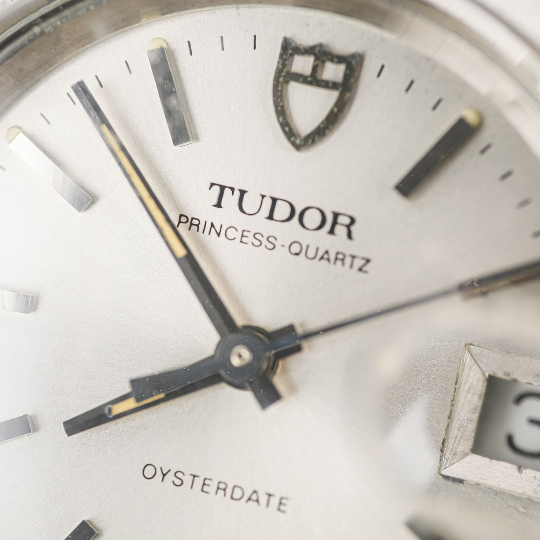 TUDOR Stainless Steel Princess Quartz Oyster Date Ladies Watch 24mm