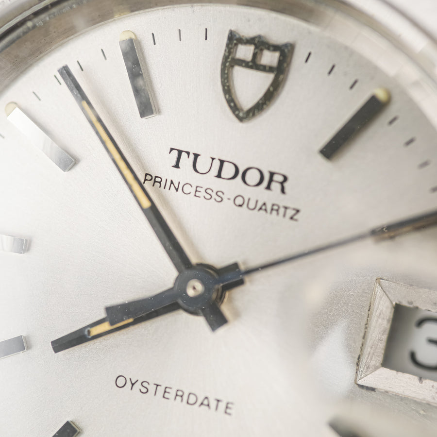 TUDOR Stainless Steel Princess Quartz Oyster Date Ladies Watch 24mm